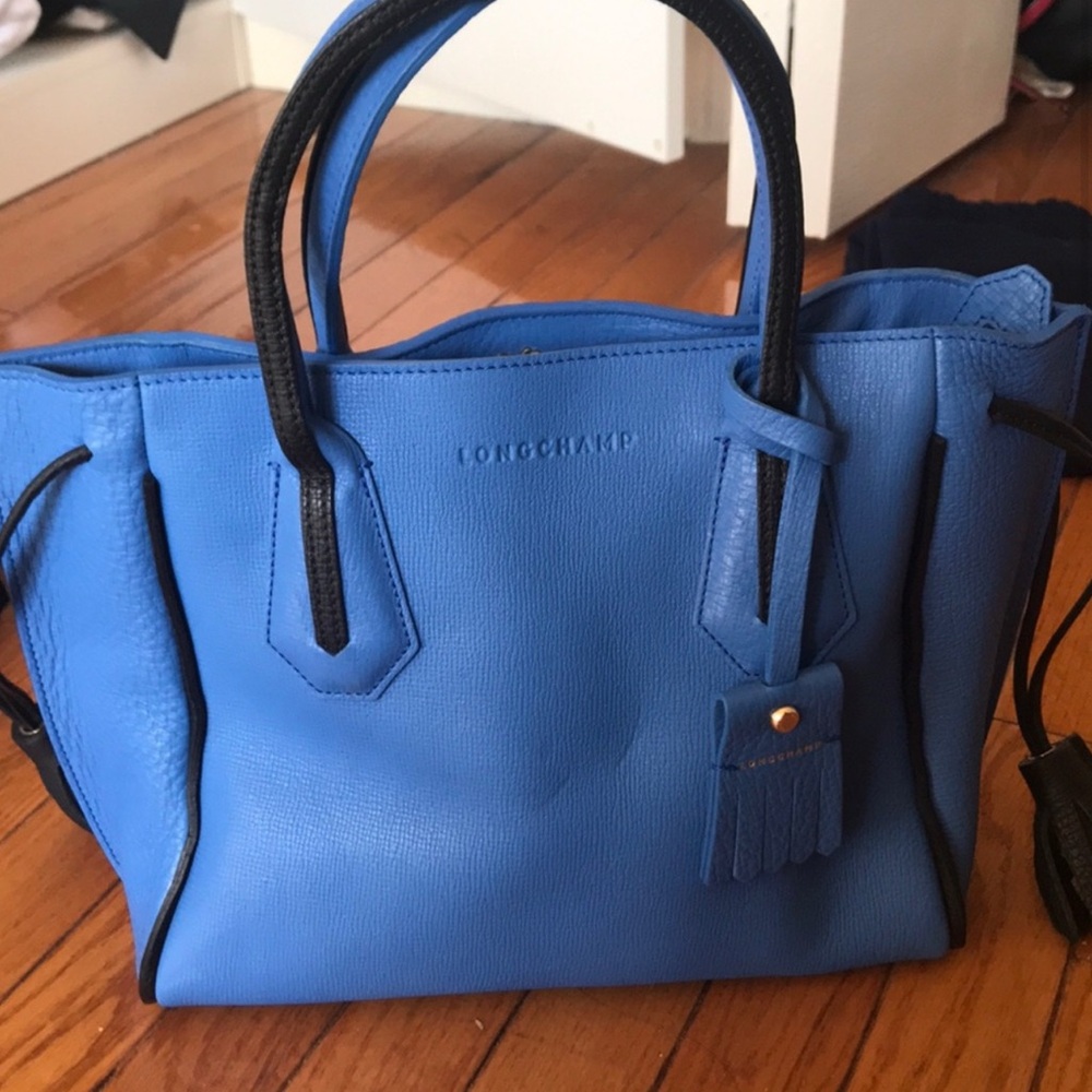 NWT💕 Longchamp Penelope Indigo & black